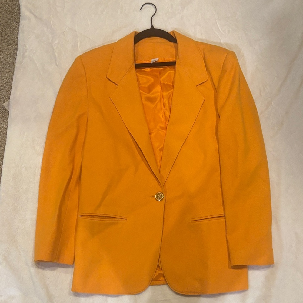 Orange Blazer Jacket
